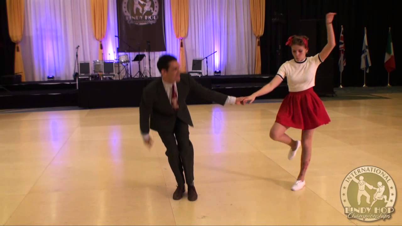 ILHC 2014 - Open Lindy JnJ - Finals - Marcos Agote & Dasha Kuzmenko
