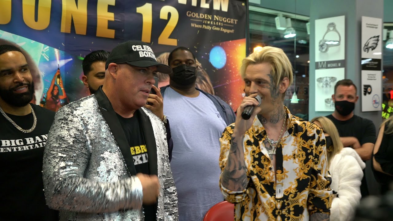 Aaron Carter At The Celebrity Boxing Press Conference For Carter Vs Odom