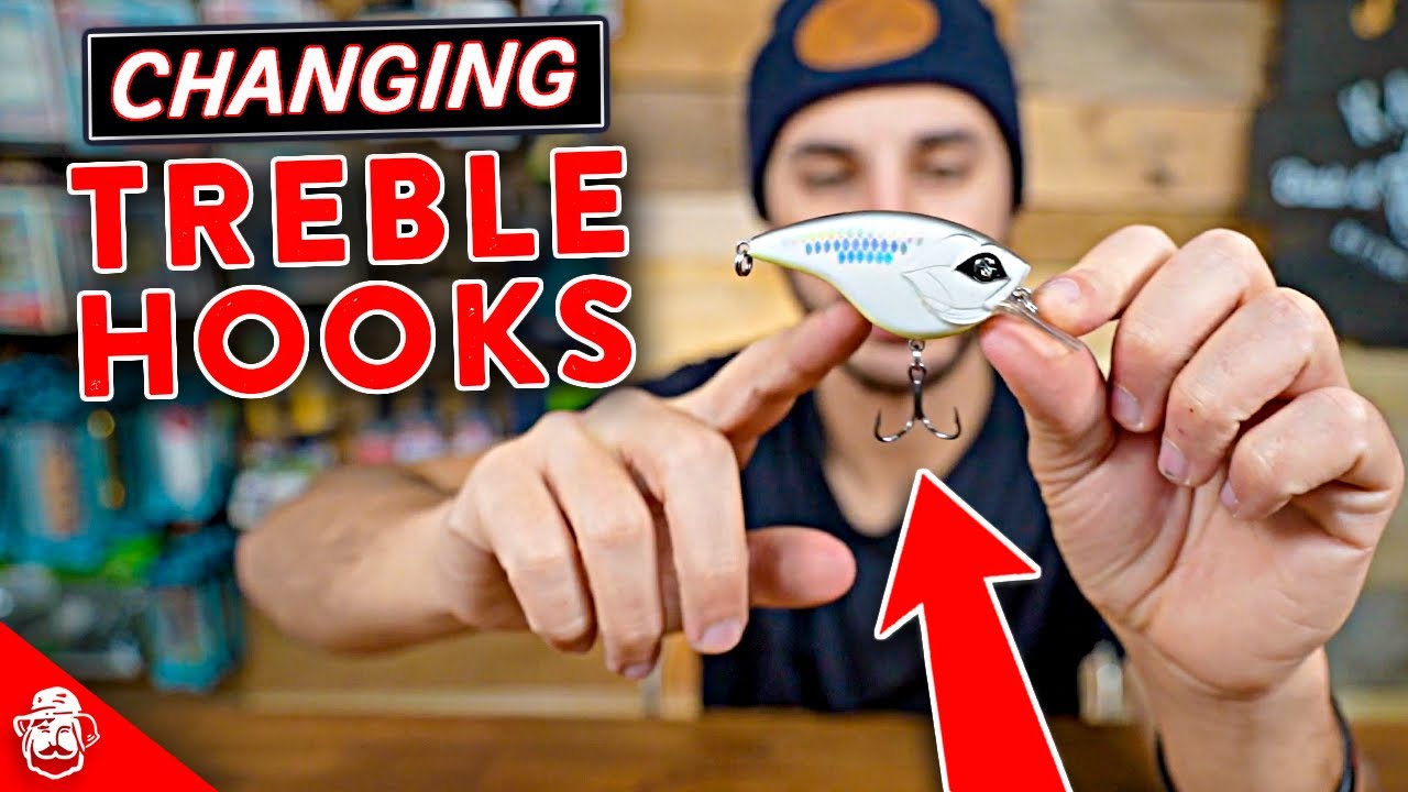 How To Change Treble Hooks On a Crankbait!