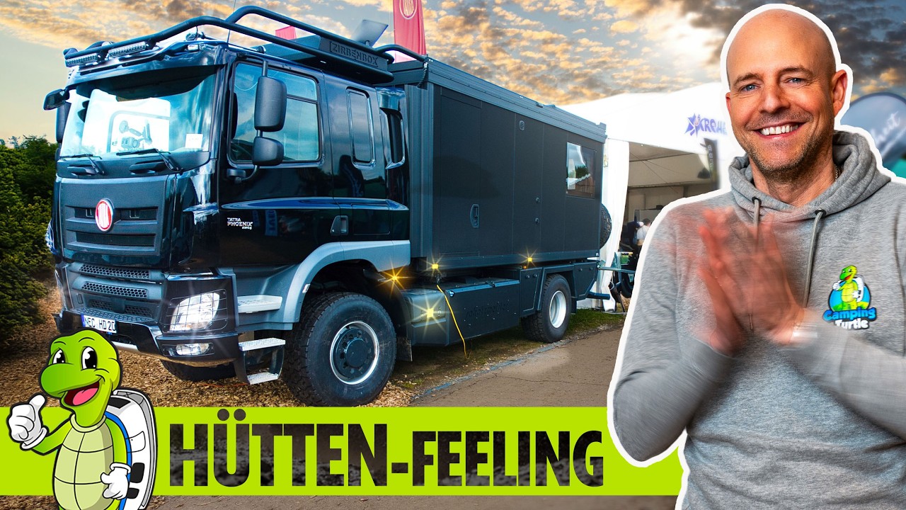 EXTREM OFFROAD-CAMPER mit HÜTTEN-FEELING & KAMIN auf TATRA PHOENIX | ZIRBENBOX