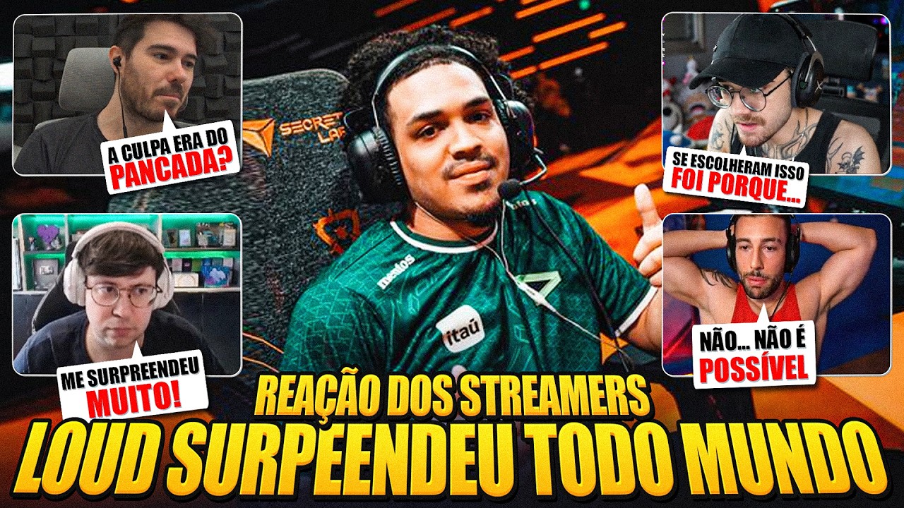 A DECISÃO DA LOUD VALORANT DEIXOU OS STREAMERS INCRÉDULOS, REAÇÃO DOS STREAMERS A NOTÍCIA DO VIRTYY
