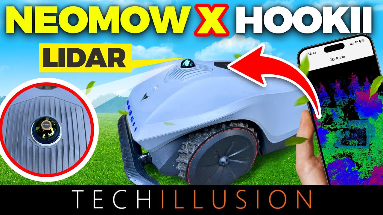 🔥HOOKII Neomow X: The new high-end robot mower with LiDAR! - How good is it really? 🧐😱 - Review