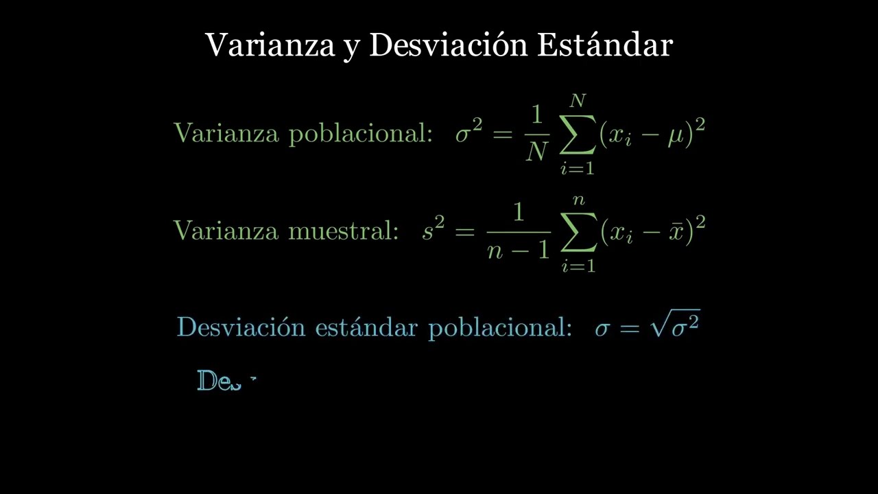 📊 Varianza, Desviación Estándar y Coeficiente de Variación en Excel | Paso a Paso