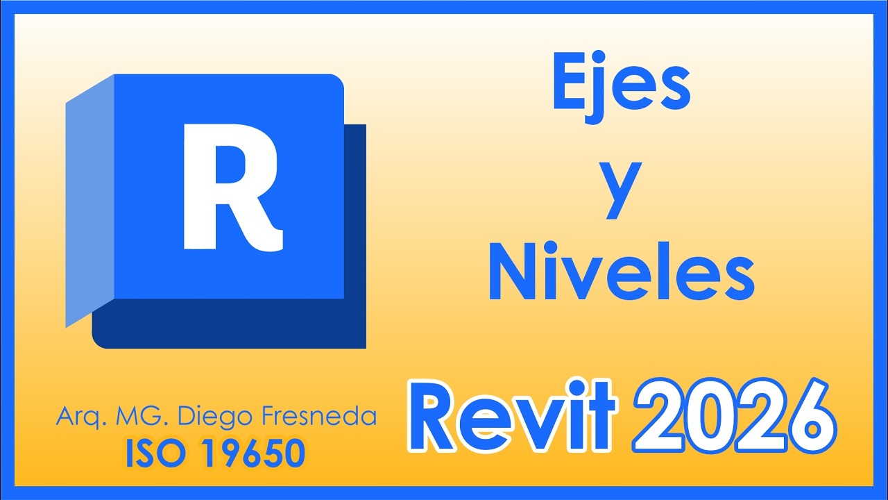 02. Creación de Grillas-Ejes y Niveles 🏗️📐 BIM Modelador Revit 2026