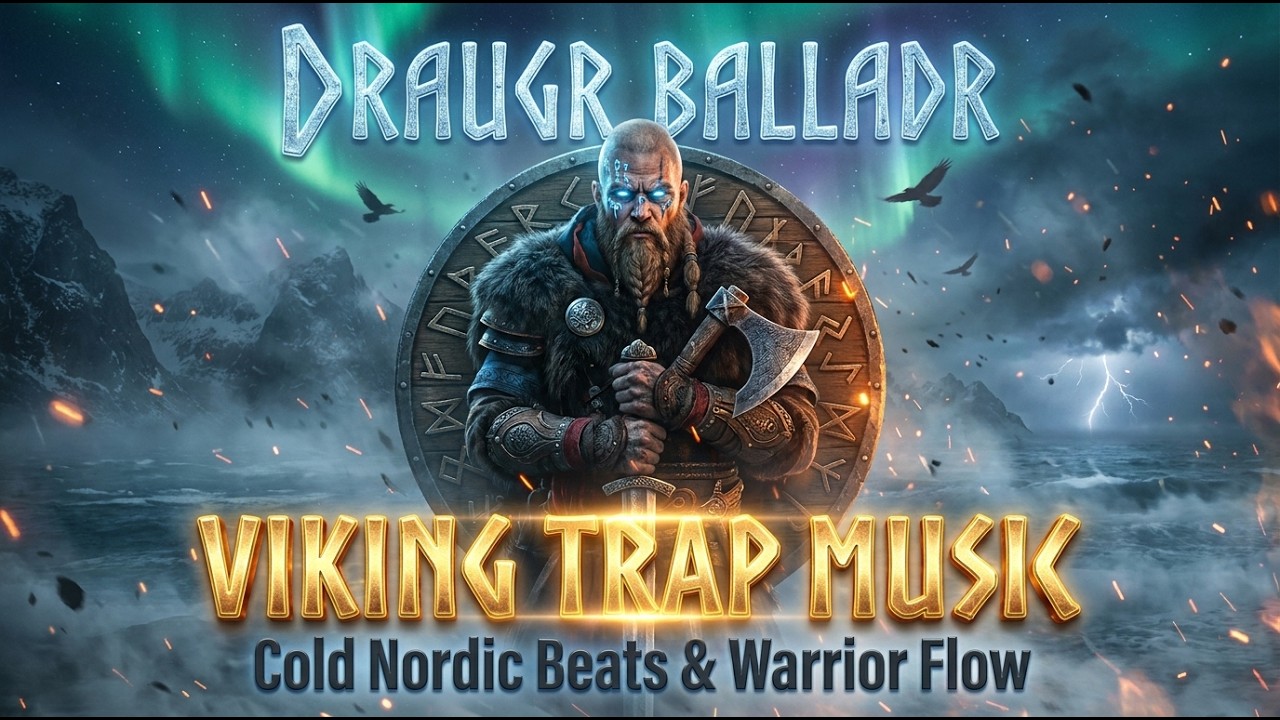 Viking Trap Music | Frozen War Drums & Savage Nordic Flow | Dark Viking Rap 2026 | Draugr BalladR
