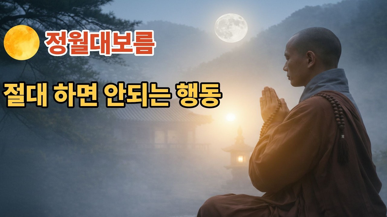 정월대보름  절대하면 안되는 행동                                 ㅣ정월대보름 ㅣ불교이야기 ㅣ불교법문 ㅣ부처님말씀ㅣ인생법문 ㅣ마음공부 ㅣ기도 명상