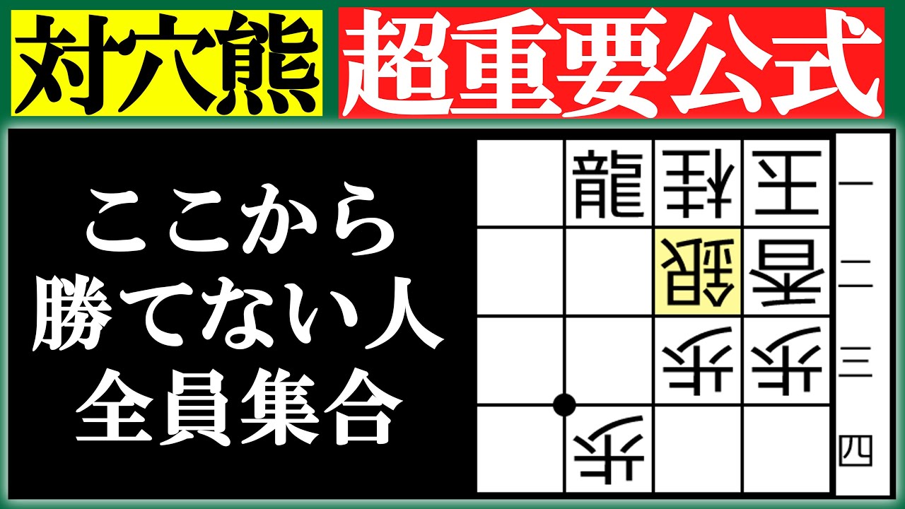 穴熊に勝ち切る手順を徹底解説！
