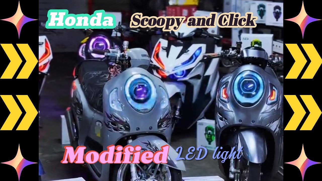 Honda Scoopy and Click Modified LED Any Style