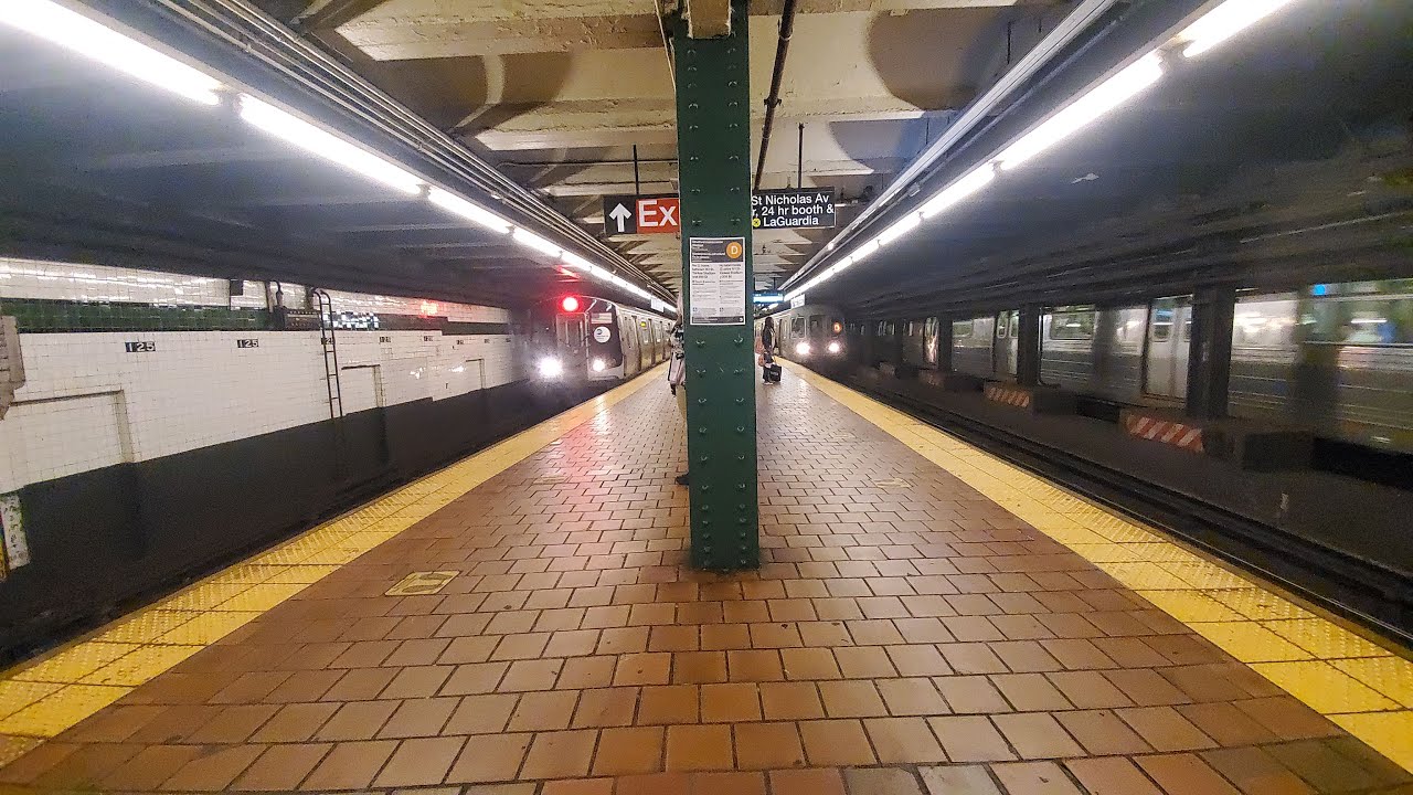 (A) (B) (C) & (D) Train Action at 125th Street