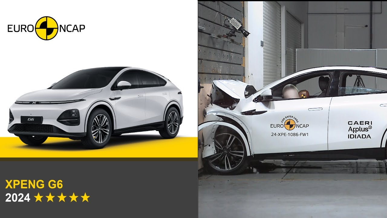 Краш-тест XPENG G6 2024: проверка безопасности