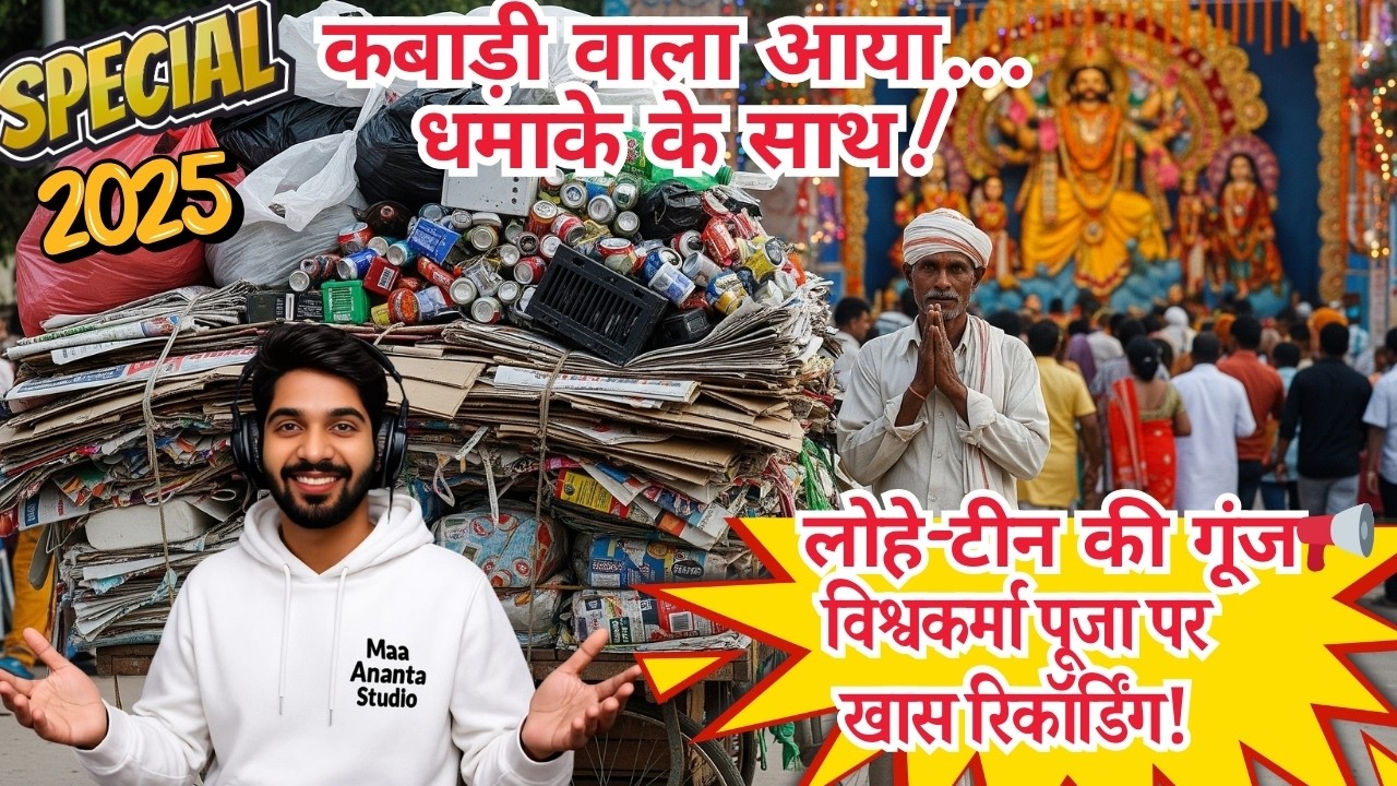विश्वकर्मा पूजा पर कबाड़ी की धमाकेदार पुकार! लोहे-टीन की नई रिकॉर्डिंग 📢