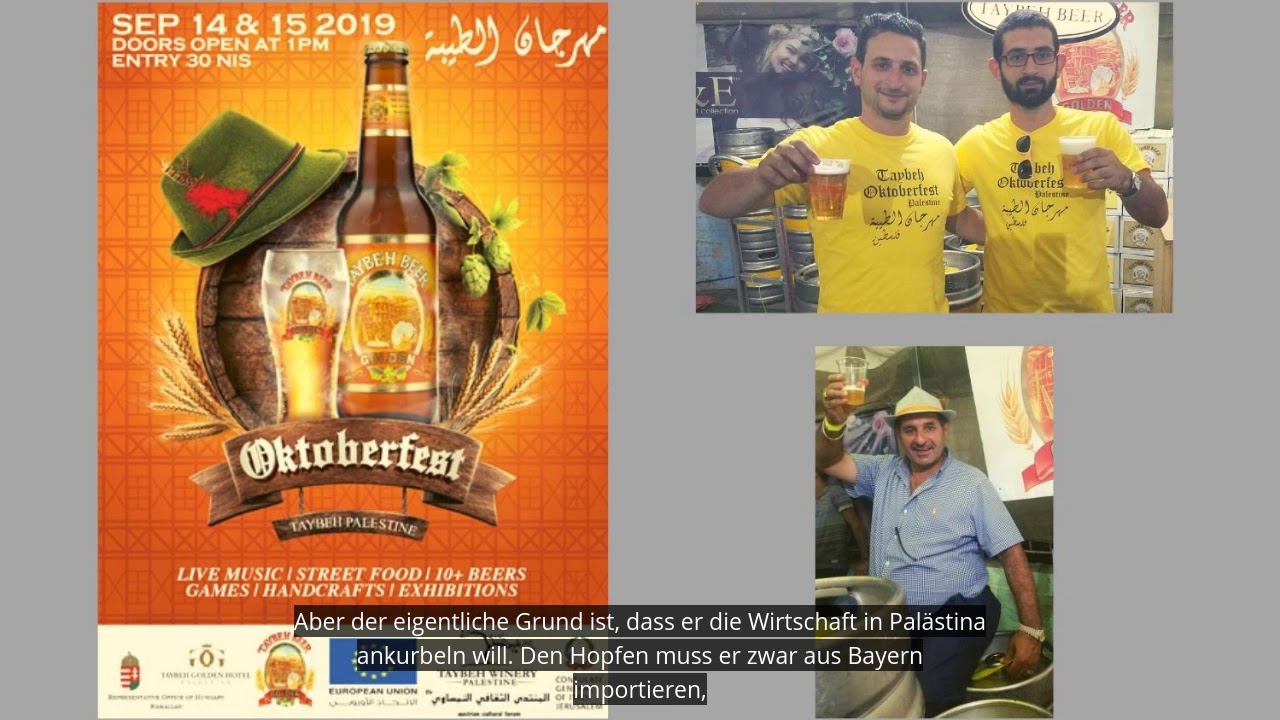 Taybeh Bier aus Palästina: Oktoberfest im Westjordanland
