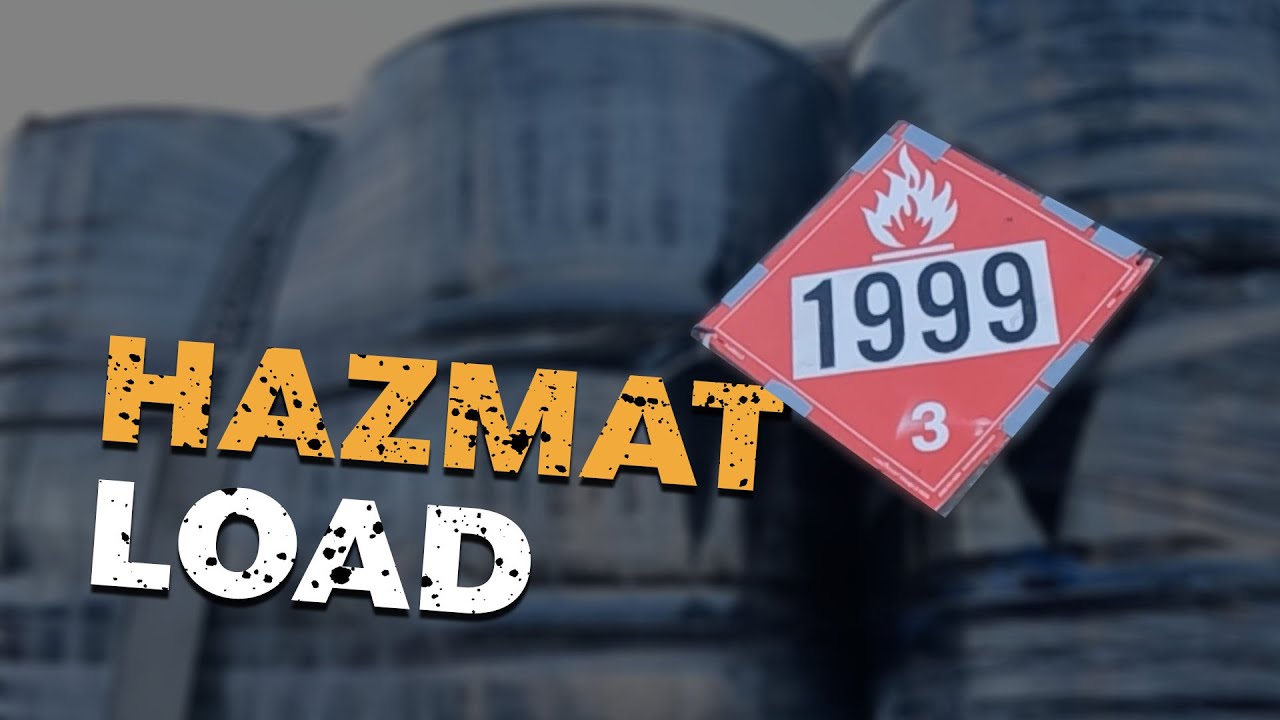 ☣️ Hauling my first #TMC hazmat load