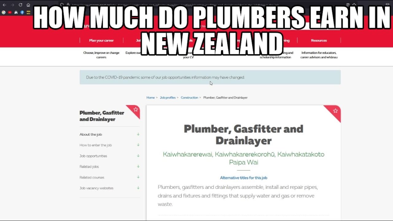 How much do plumbers earn in New Zealand