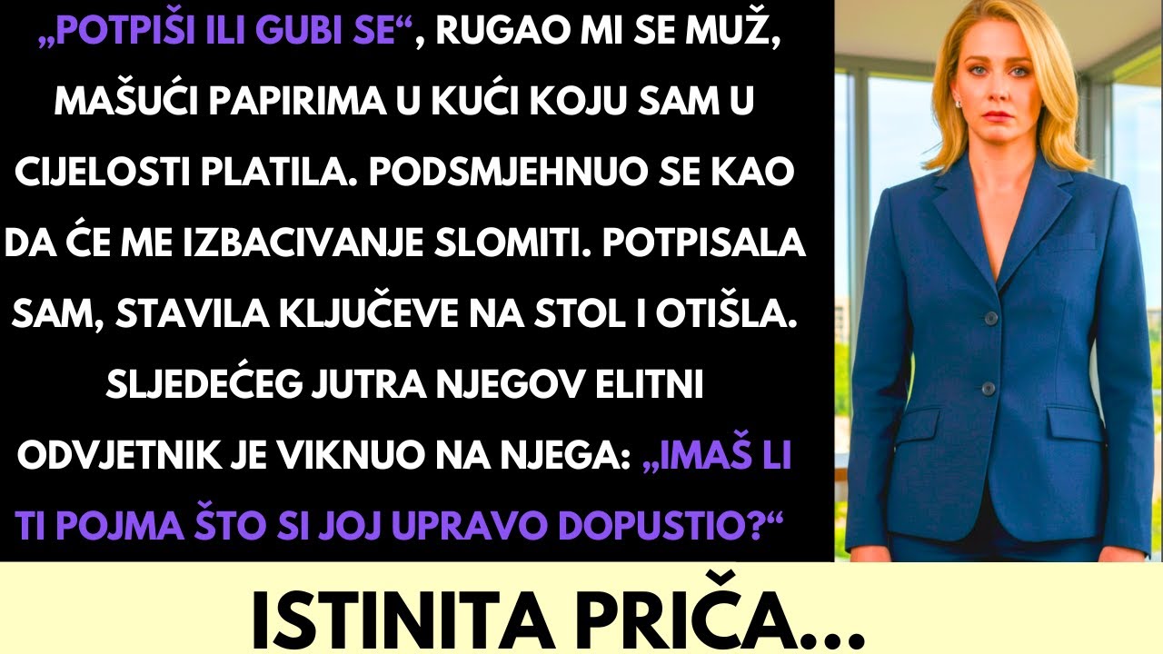 Suprug Me Natjerao Da Potpišem Odricanje Od Luksuzne Vile — Dok Odvjetnik Nije Sve Otkrio