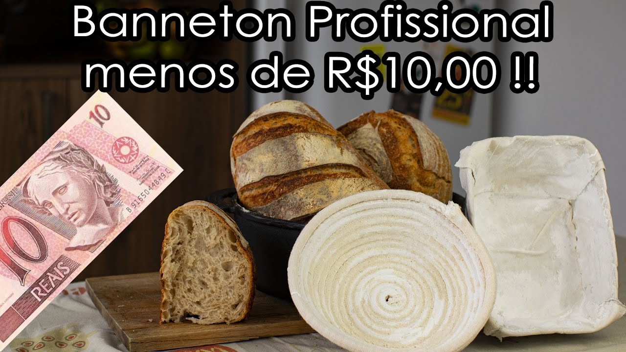 Banneton Profissional por menos de R$10,00 | Faça você mesmo | Banneton Caseiro