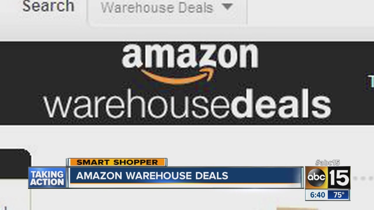 Find deeper savings with Amazon Warehouse deals