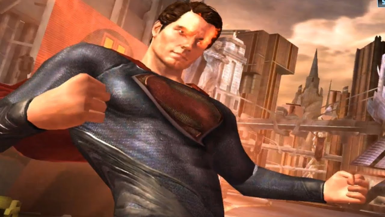 Injustice: Gods Among Us - Суператака Супермена из «Человека из стали» [iPad] [РЕМАСТЕРИЗОВАННЫЙ]
