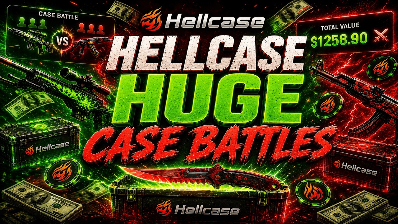 HELLCASE HUGE CASE BATTLES 💰🔥 - hellcase promo code 2026 | hellcase case opening 2026