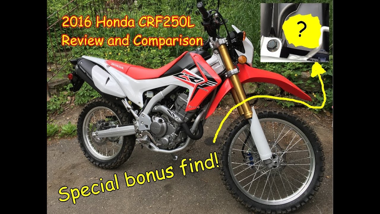2016 Honda CRF250L first ride, review and comparison to Hawk250, PLUS secret bonus