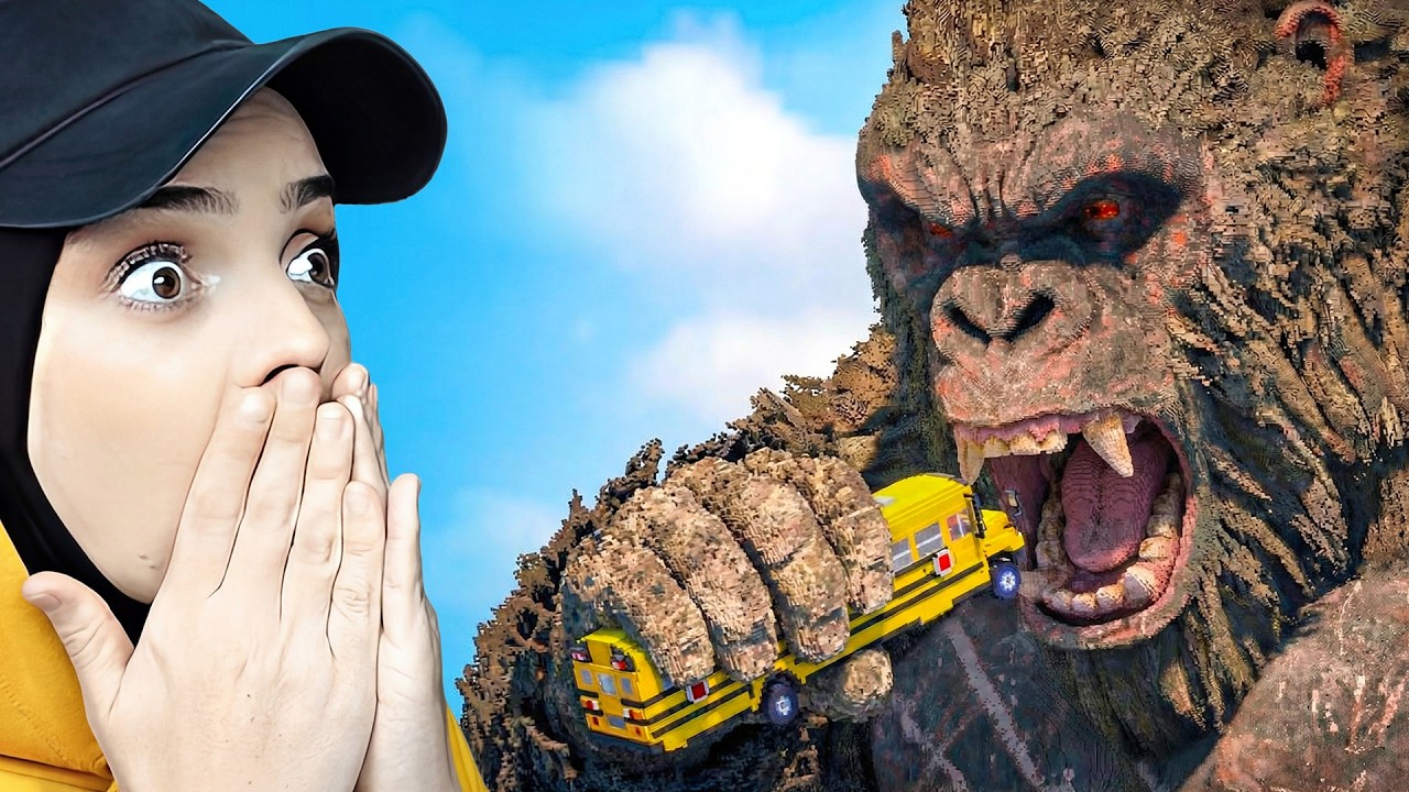 KİNG KONG VS OTOBÜS! 😱🦍