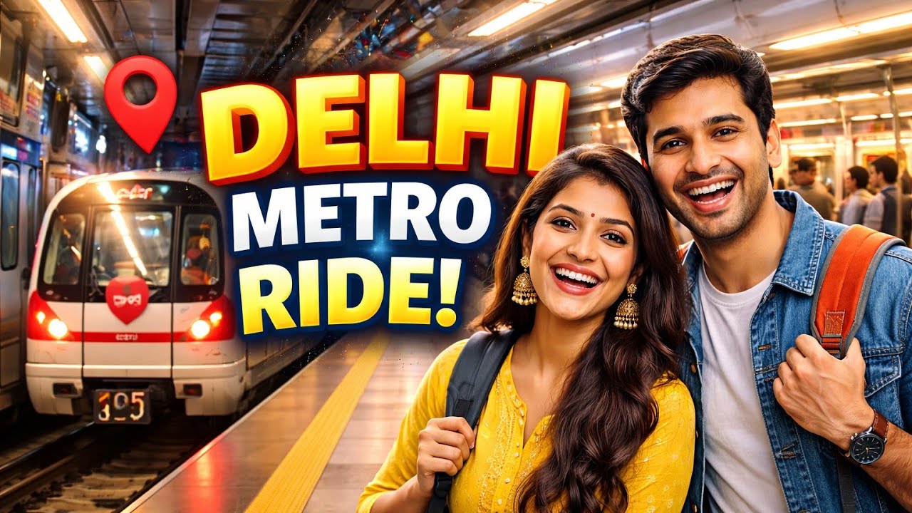 Delhi Metro complete Ride 🚇 | Full Journey Experience | Delhi Metro Travel Vlog 2025 |