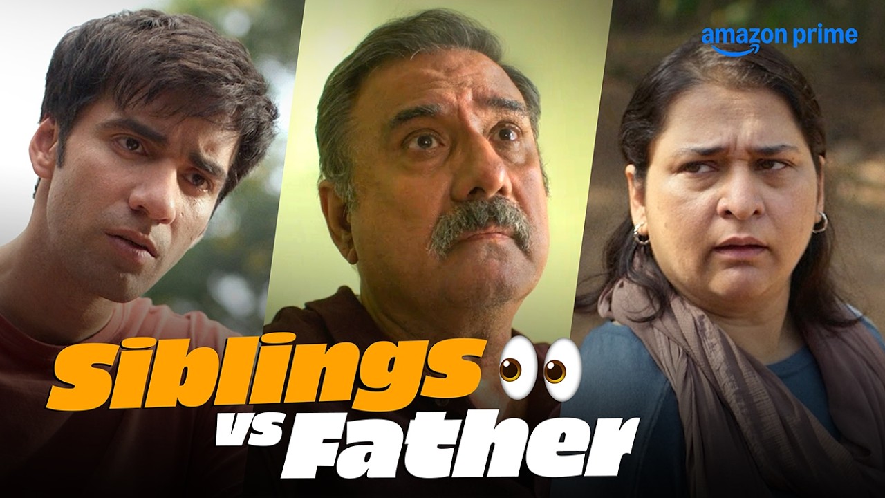 Father vs Siblings 👀 ft. Boman Irani, Avinash Tiwary, Puja Sarup | The Mehta Boys | Prime Video IN