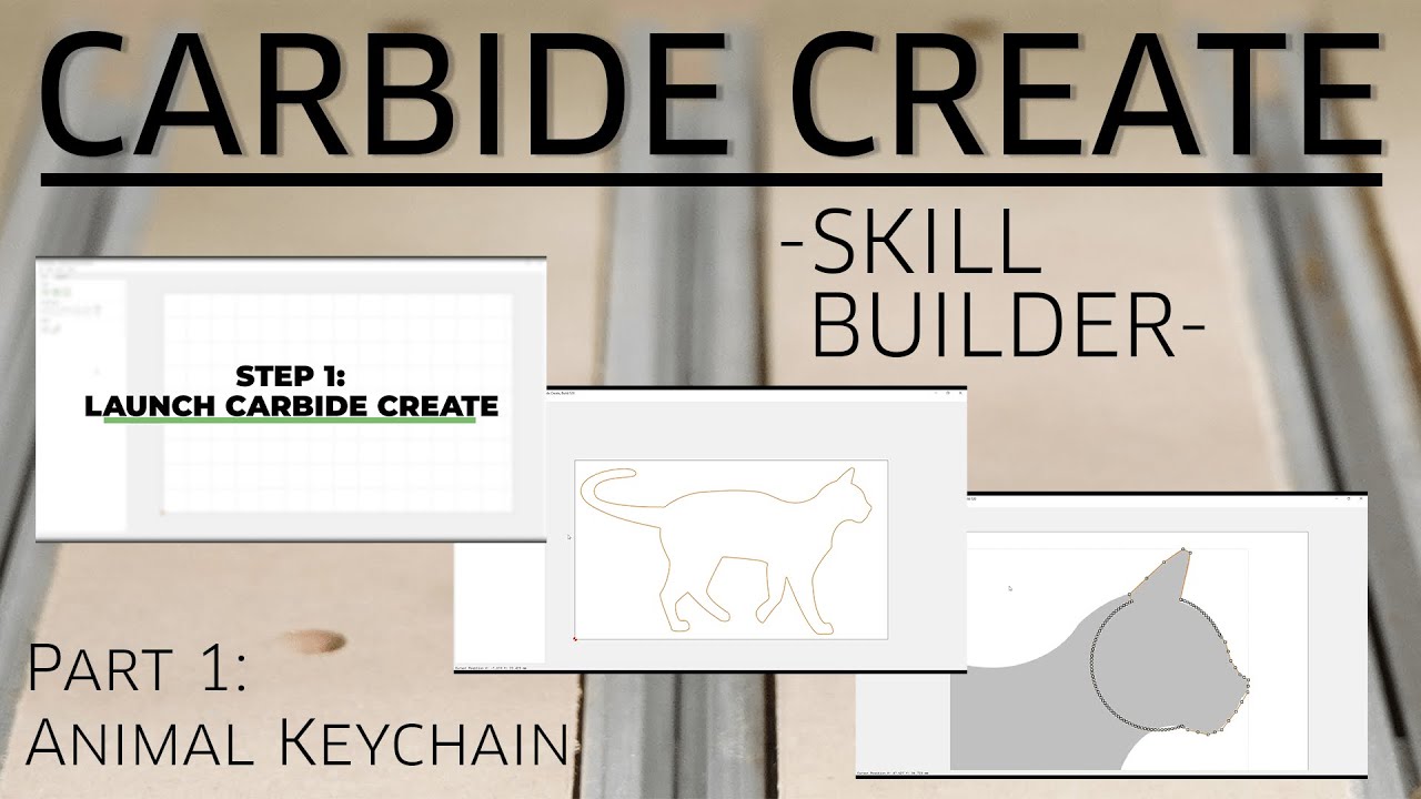 Carbide Create - Skill Builder - Animal Keychain 1