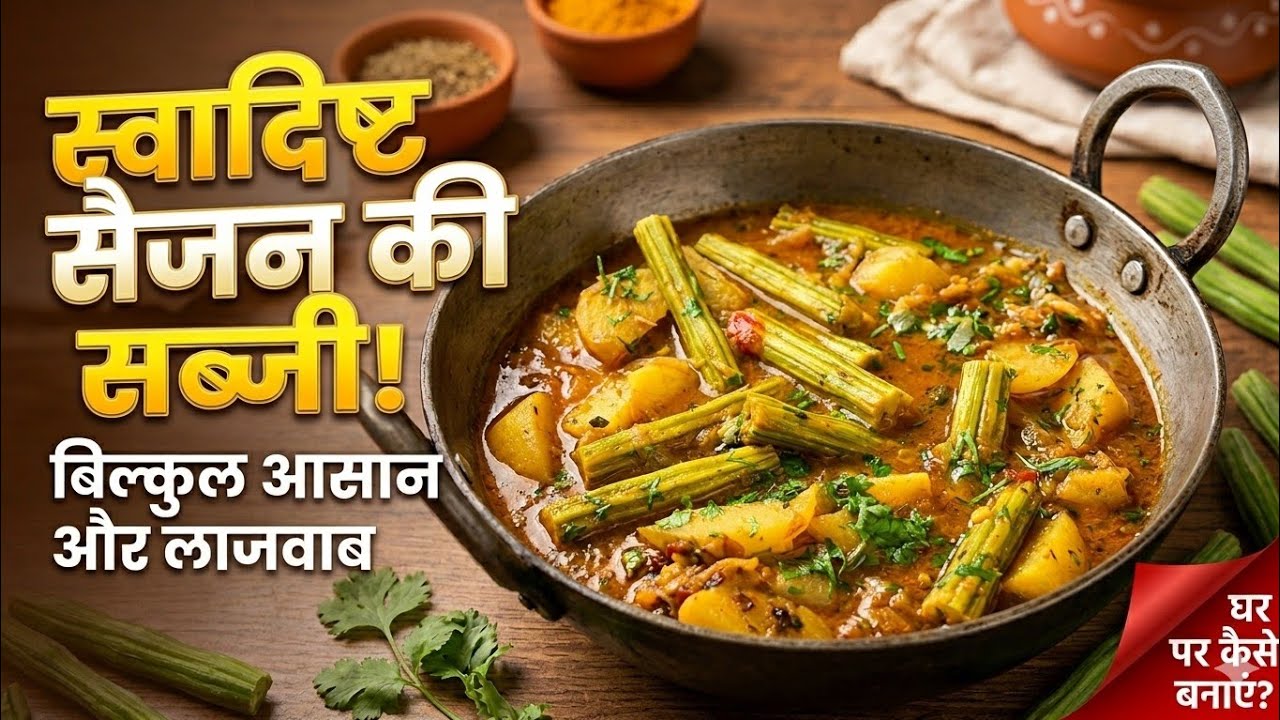 Saijan ki sabji 😱👌#viralvideo #dailyvlog #foodblogger #recipe 