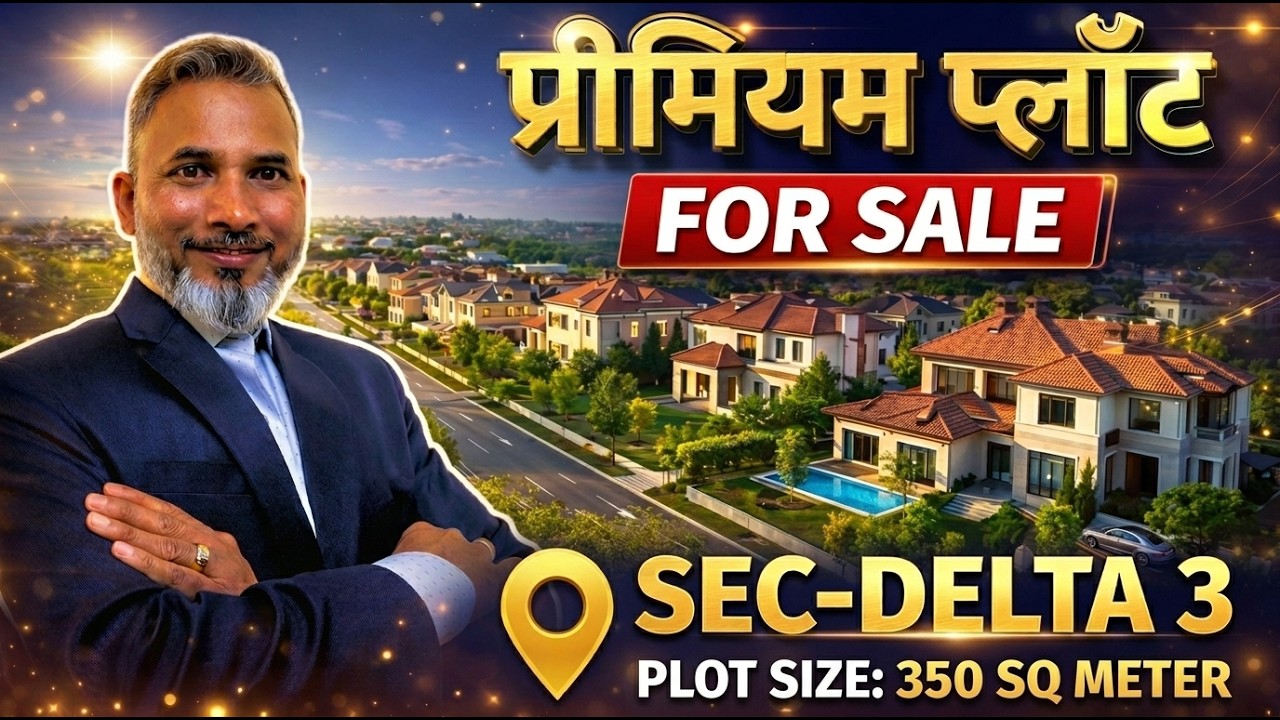 350m Premium Plot for Sale in Delta 3 Greater Noida | Premium Sector | Authority Plot