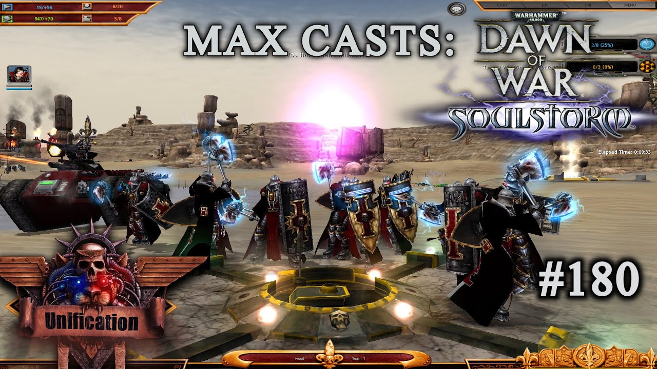 Max Casts: Dawn of War - Unification [v7.3.6] # Witch Hunters VS Dark Eldar [PvP][1vs1]