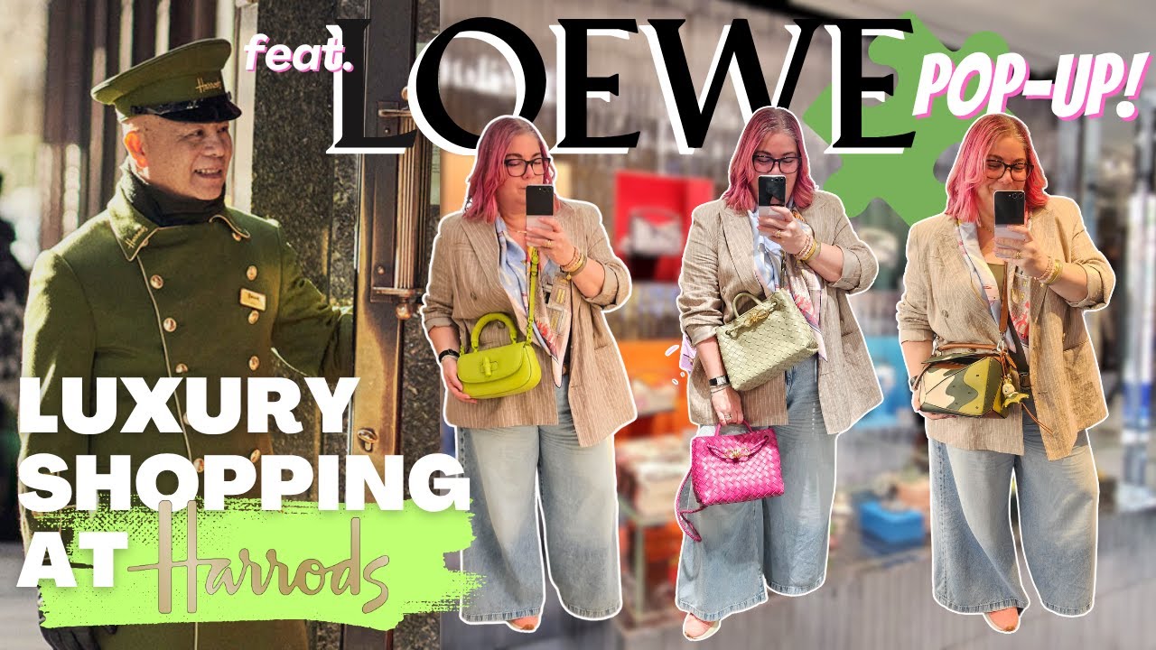LOEWE PUZZLE 10 POP-UP AT HARRODS 🧩 + Hermès, Fendi, LV & More!