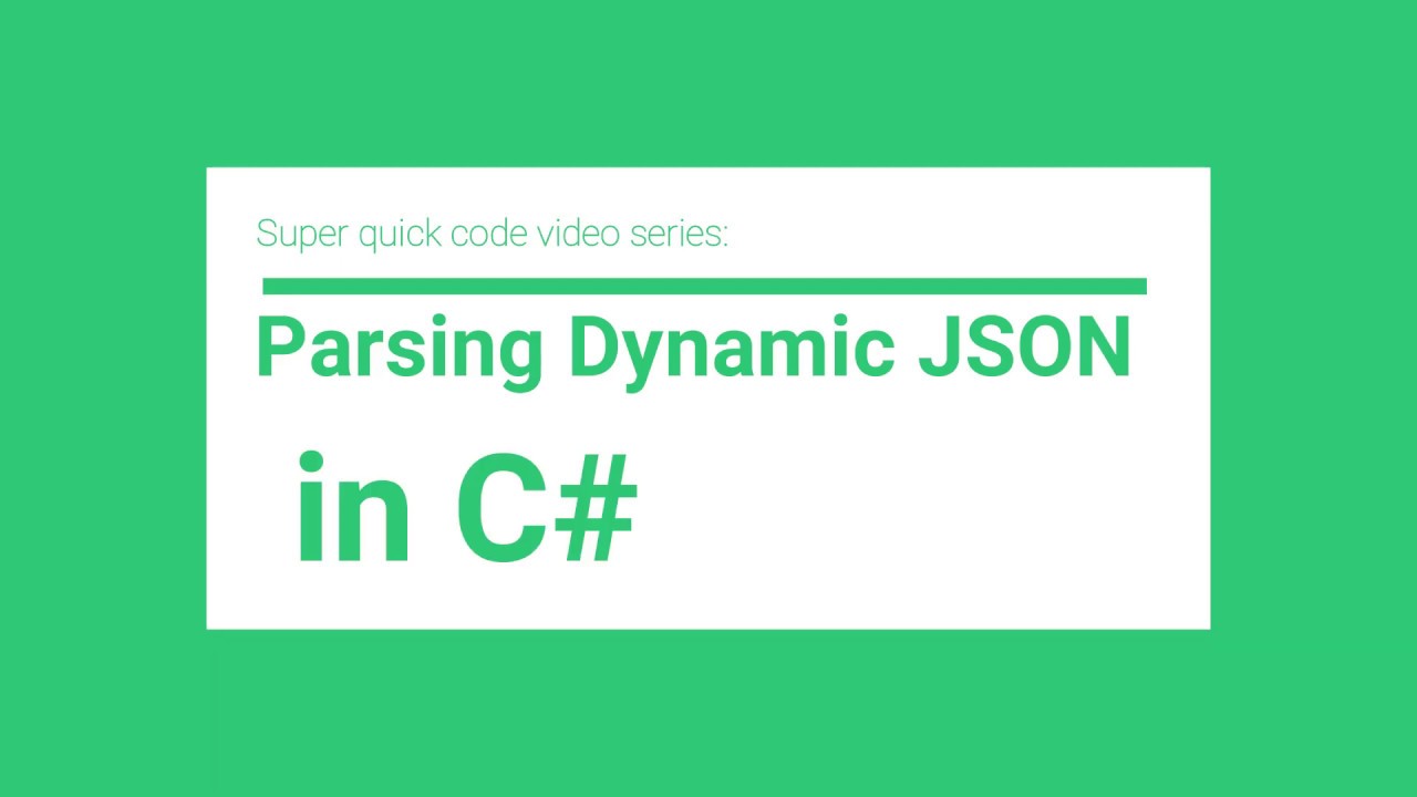 Handling Dynamic Json in C#