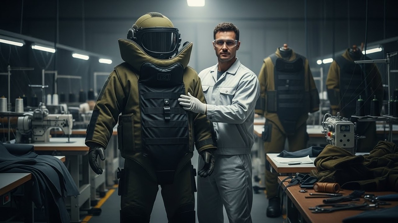 Inside the Bomb Suit Factory: Sewing the 