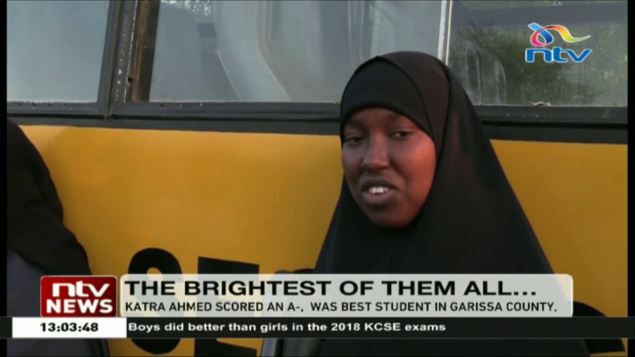 Garissa County top KCSE student celebrates with friends and family