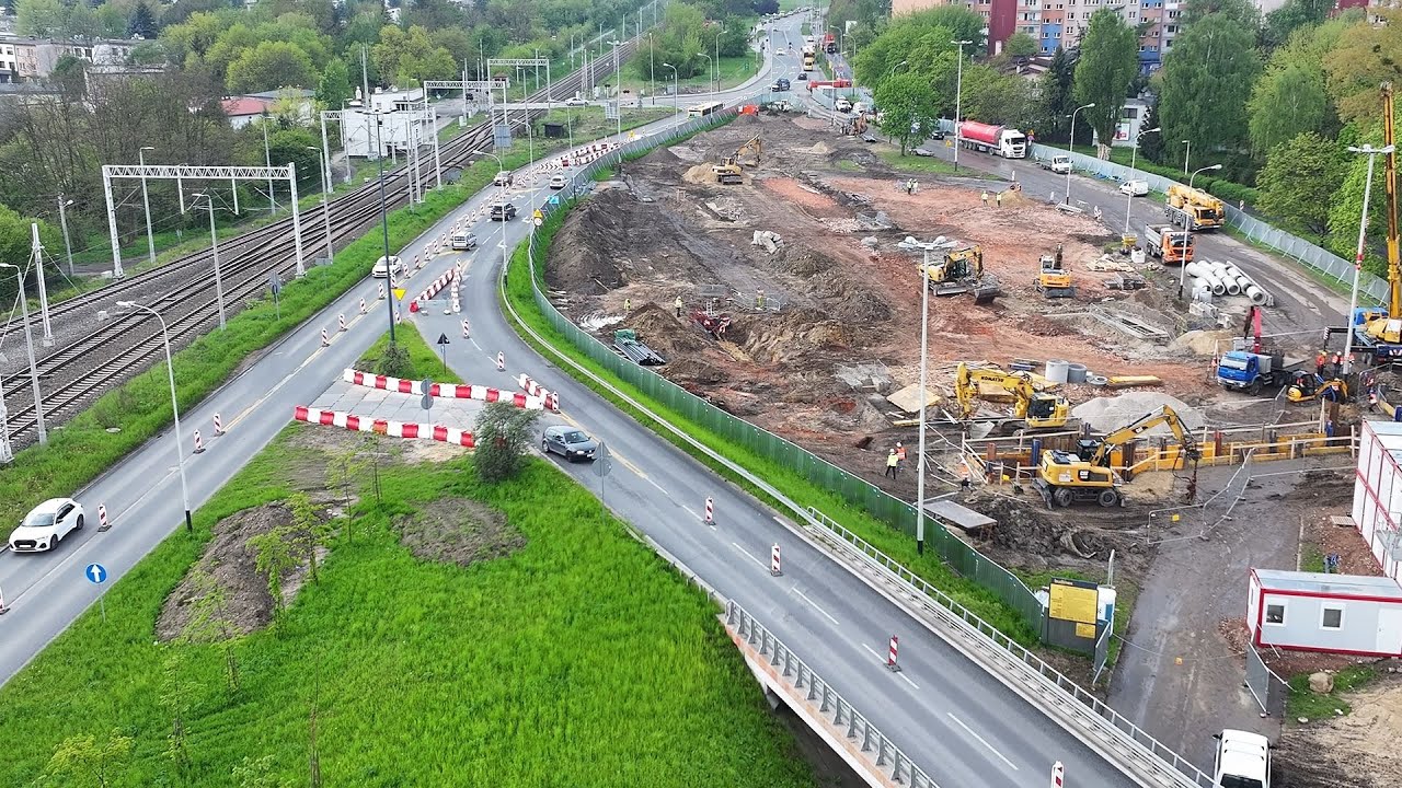 #1 BUDOWA KOLEI DUŻYCH PRĘDKOŚCI ŁÓDŹ RETKINIA 25 04 2024