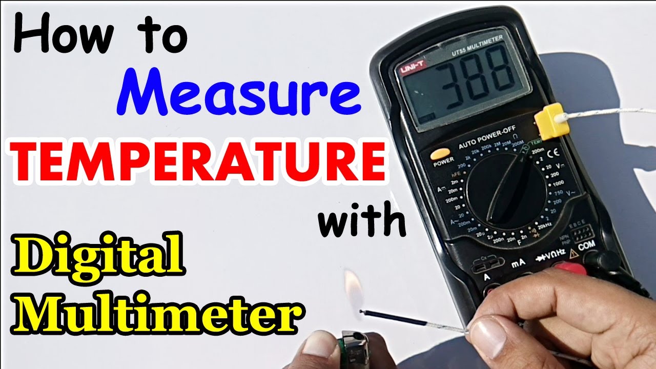 How to measure Temperature with Digital multimeter in Urdu | Thermocouple in hindi