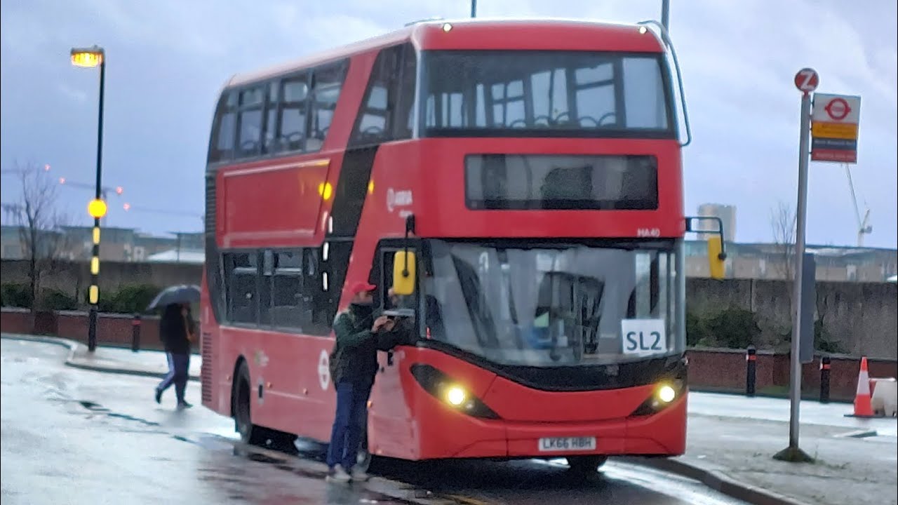 FRV - Superloop Express - Arriva London LK66 HBH HA40 - SL2 North Woolwich - Walthamstow Central