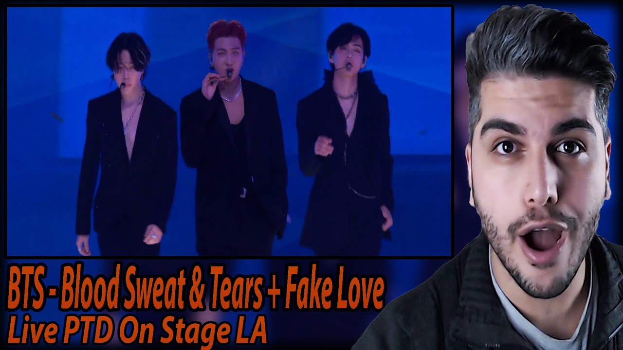 BTS/방탄소년단 'Blood Sweat & Tears + Fake Love' Live PTD On Stage LA D4 REACTION | KPOP TEPKİ