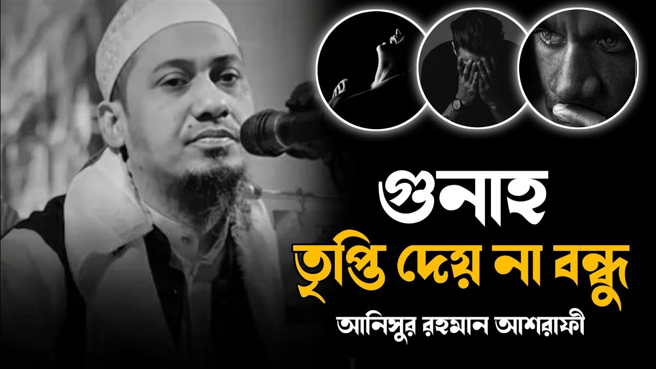 গুনাহ তৃপ্তি দেয় না বন্ধু | আনিসুর রহমান আশরাফী | Anisur Rahman Ashrafi Waz | Ashrafi Voice ||