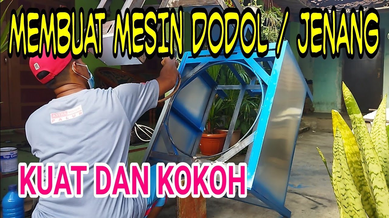 Membuat Mesin Pengaduk Dodol Jenang Selai dan Jamu