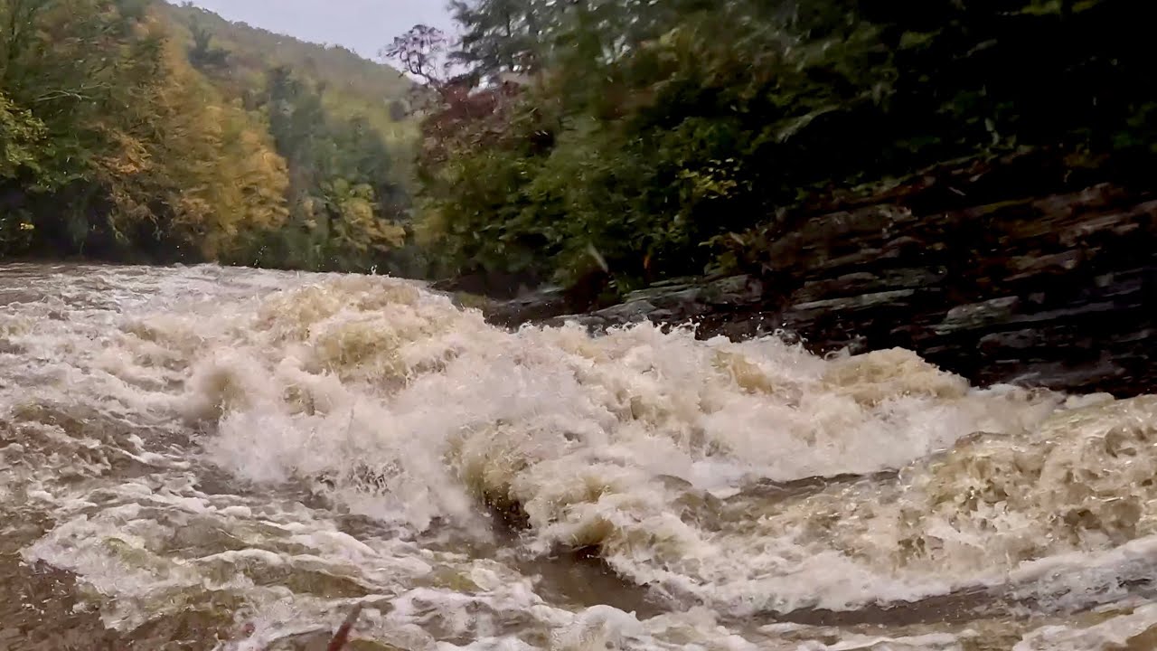 Kayaking the Headwaters of the Linville at High Water