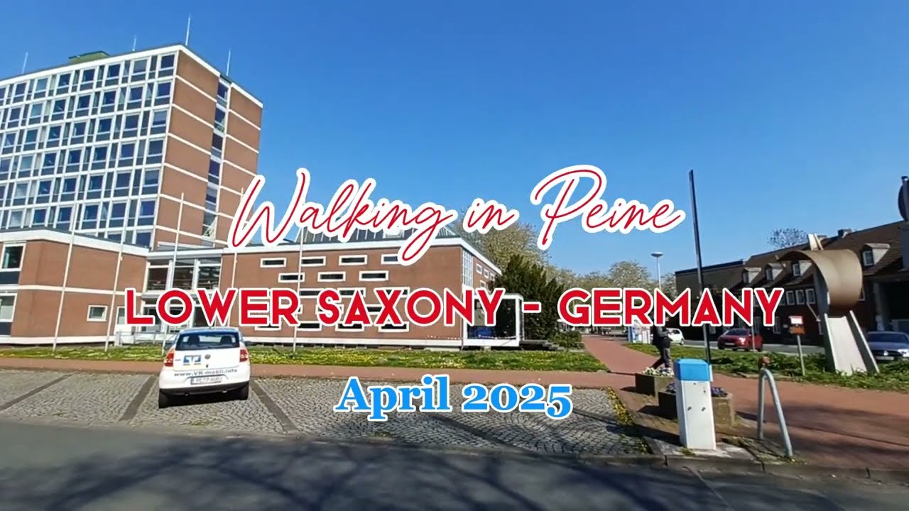 Walking in Peine - Lower Saxony - Germany - April 2025