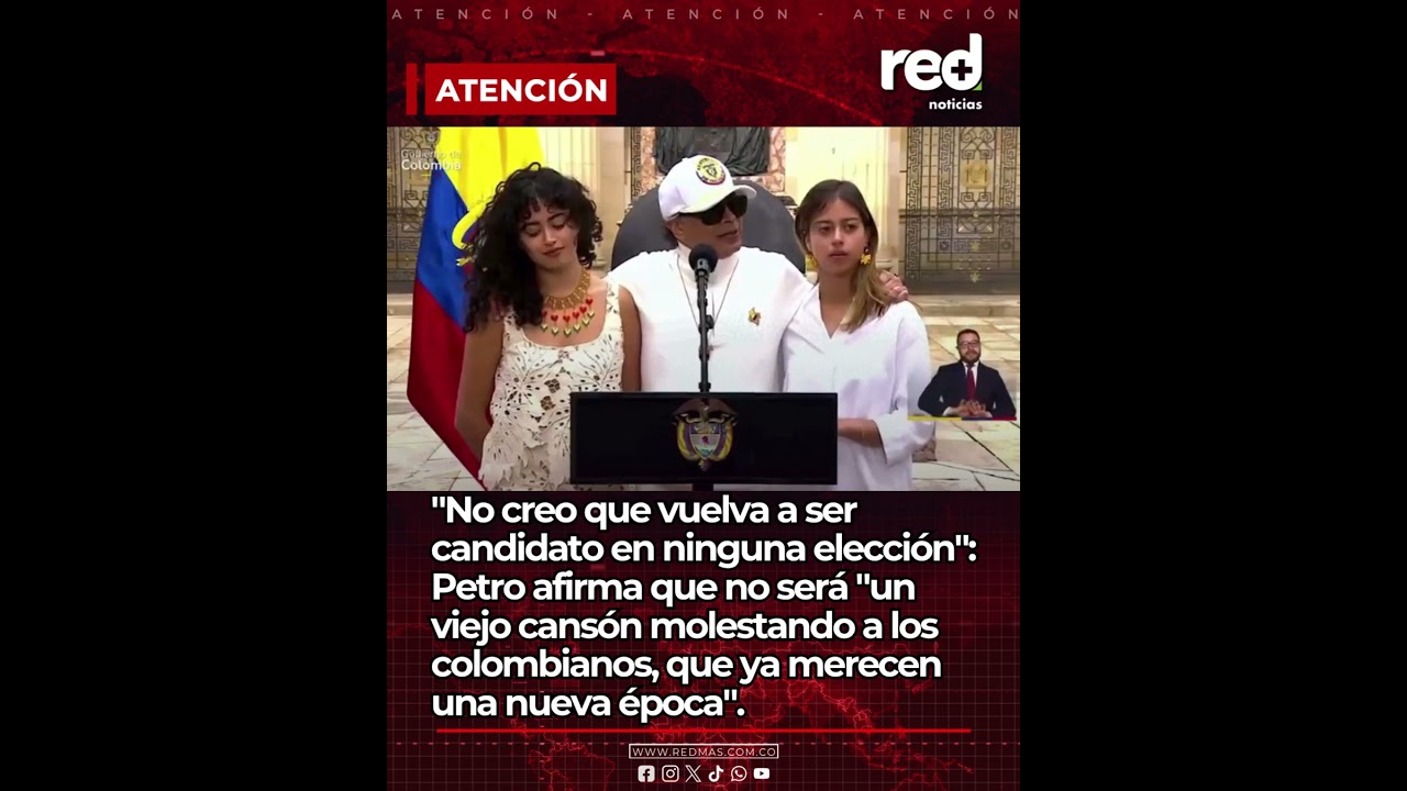 El presidente Gustavo Petro sorprende: asegura que no volver&aacute; a ser candidato