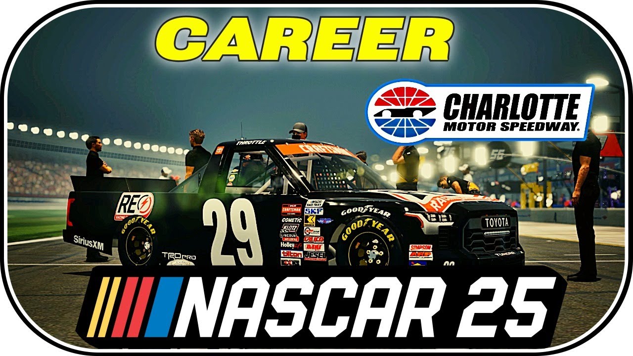 Могу ли я впервые выиграть выходные в режиме карьеры Nascar 25 в Шарлотт?