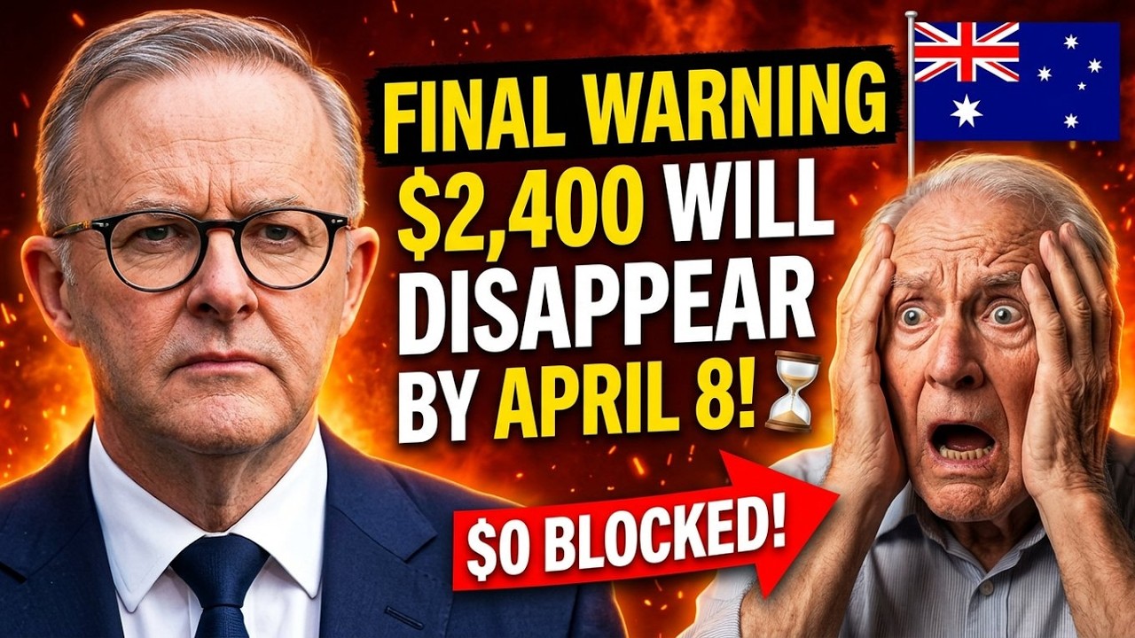 🚨 STOP! $2,400 Pension Loss Before April 8 &ndash; Aussie Seniors Must Act Now!