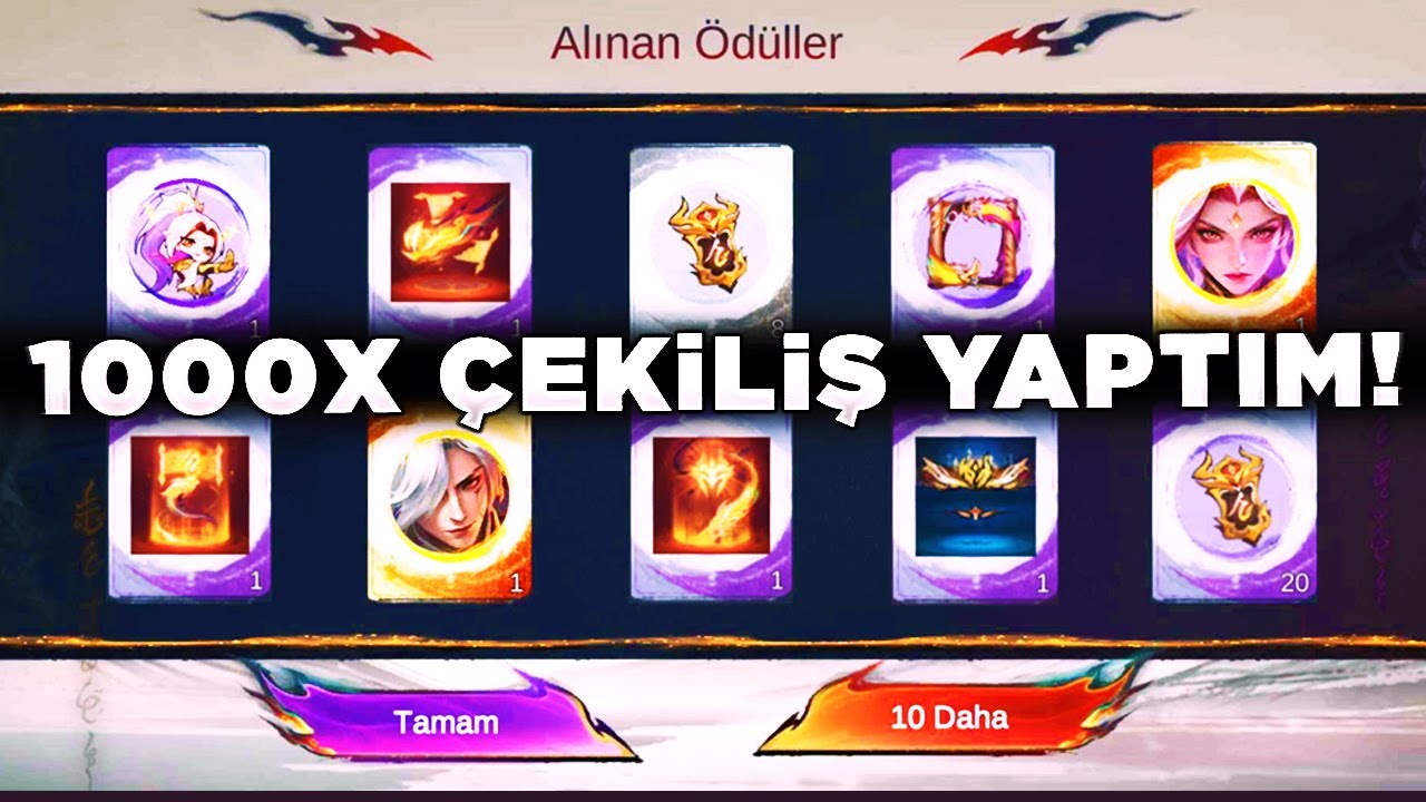 MLBB RUH KONAKÇILARI 1000X ÇEKİLİŞTE %0.08'LİK İNTİMALİ DENEDİM