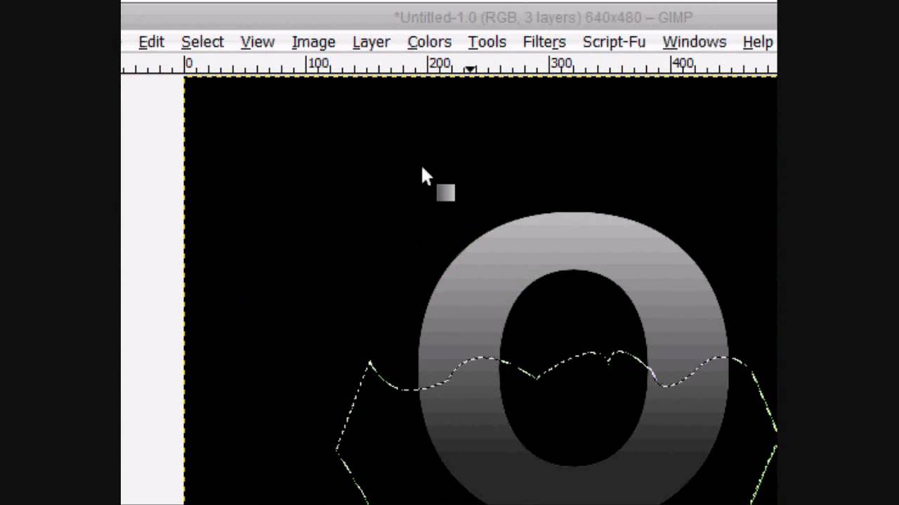 How to Make Metallic Water Text in Gimp