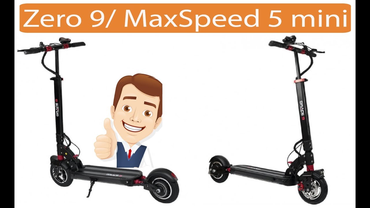 Электросамокат Zero9, MaxSpeed Mini 5, Grace 9 electric scooter