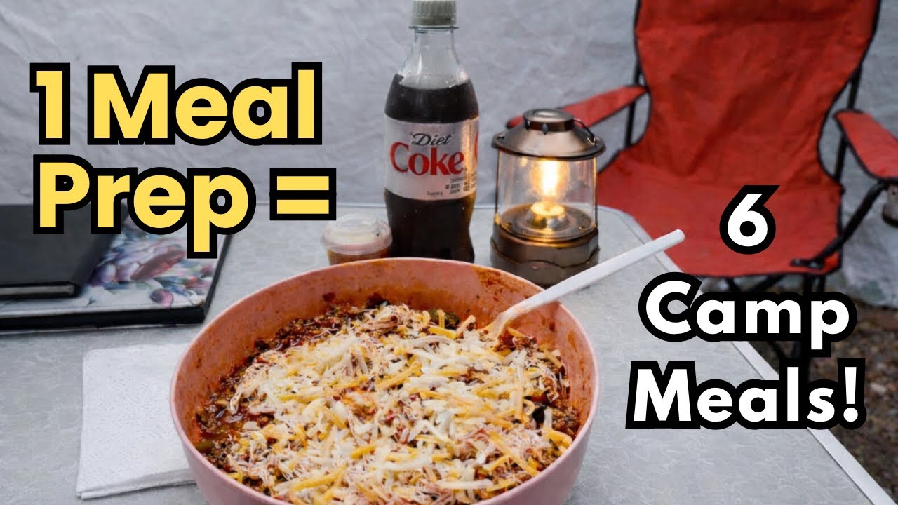 Your Go-To Meal Prep for Solo Camping & Solo Living (Easy Dinners, Less Cleanup)